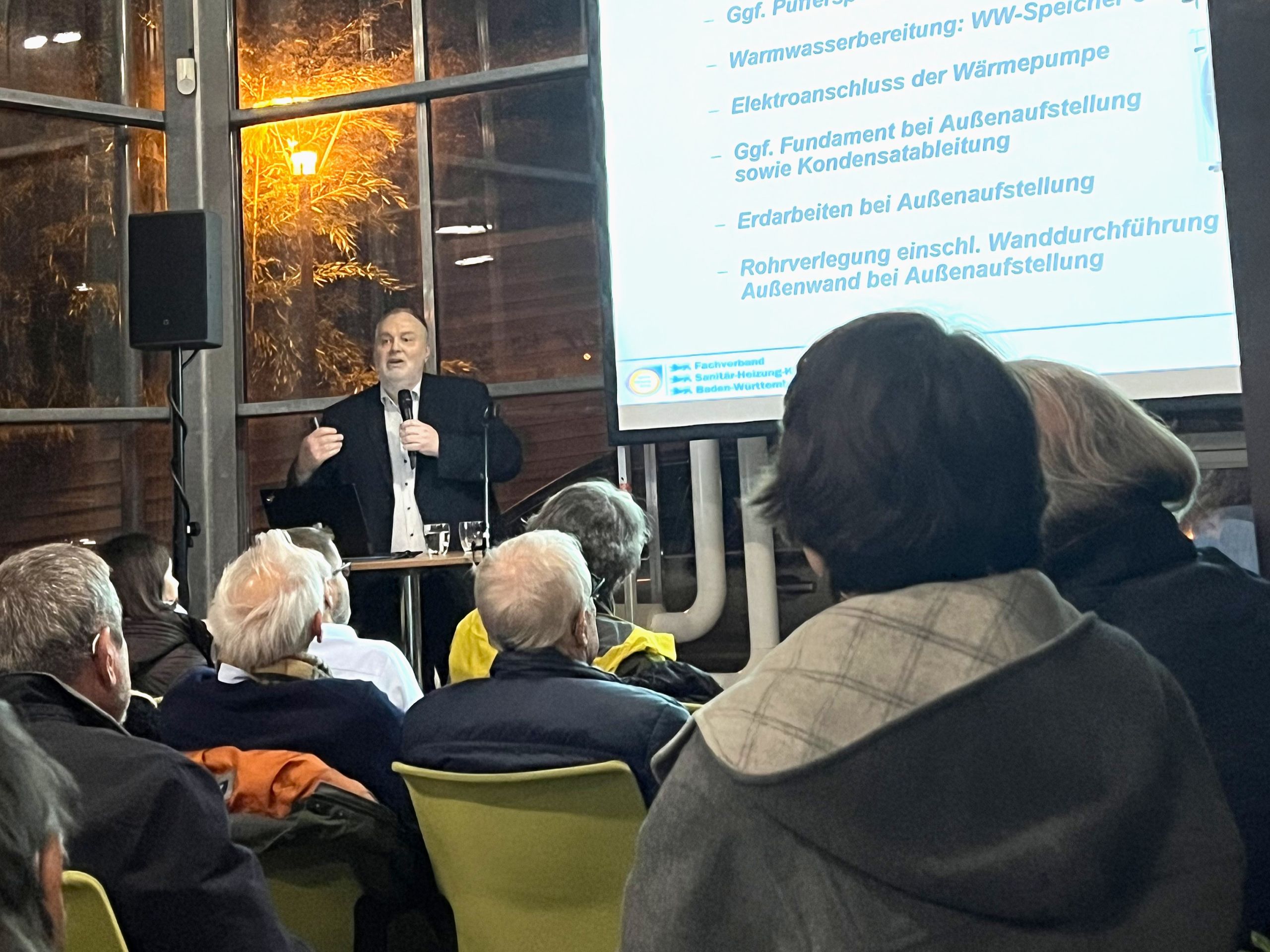 Großes Interesse an Innungsabend zu erneuerbarem Heizen